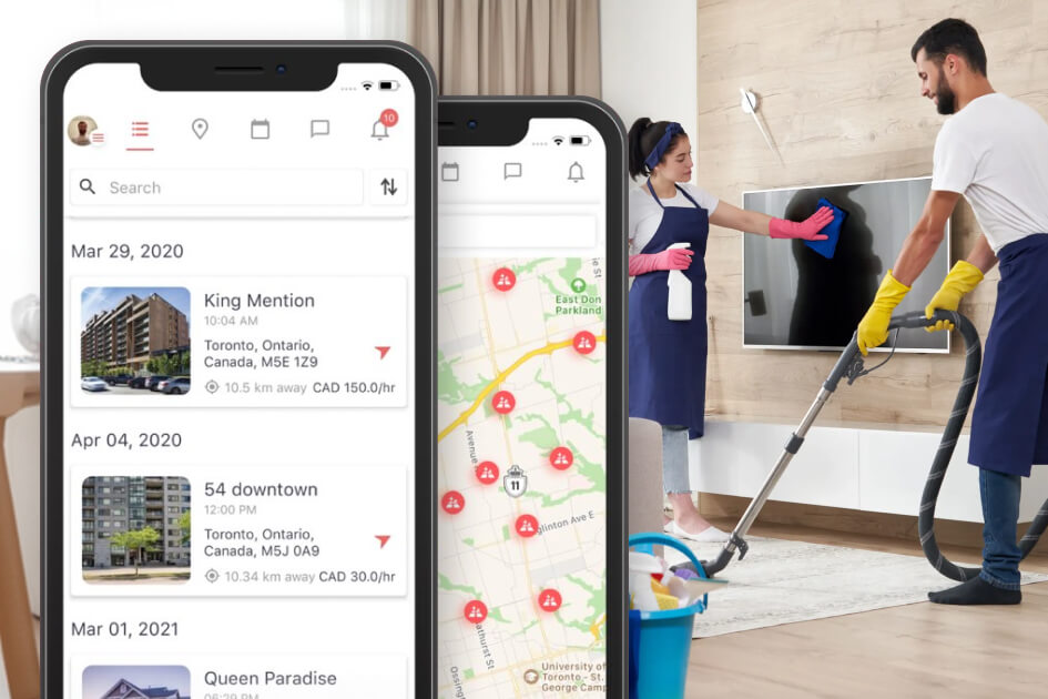 Uber for House Cleaning App