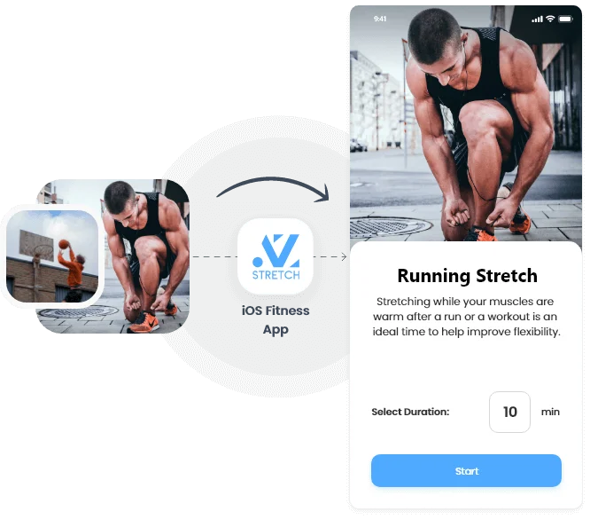 AZ Stretch – iOS Fitness App
